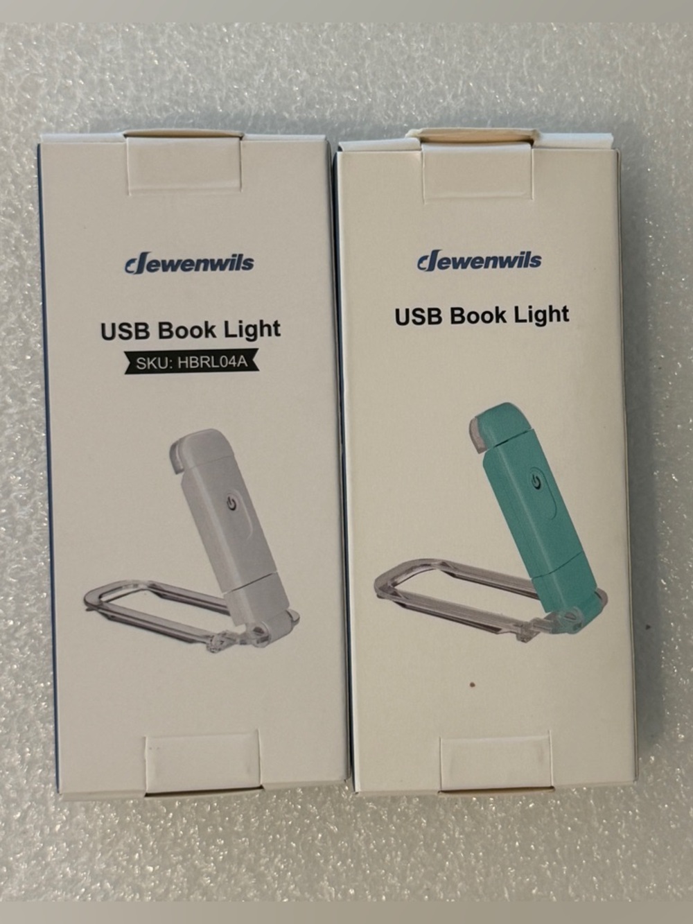 2 Dewenwils USB Rechargeable Book Lights NEW